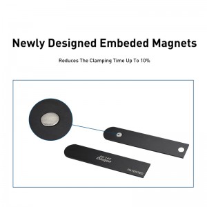 DASQUA Visoka preciznost 100 mm dužina x 2,5 mm širina 5 komada Premium magnetni paralelni set