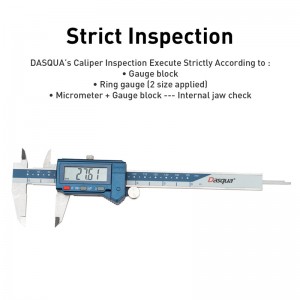 DASQUA High Accuracy Measuring Tool 6 Inch/150mm IP54 Waterproof Digital Micrometer with Calibration Certificate