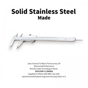 DASQUA Stainless Steel Made Monoblock Vernier Caliper with Fine Adjustment of 2 Years Warranty