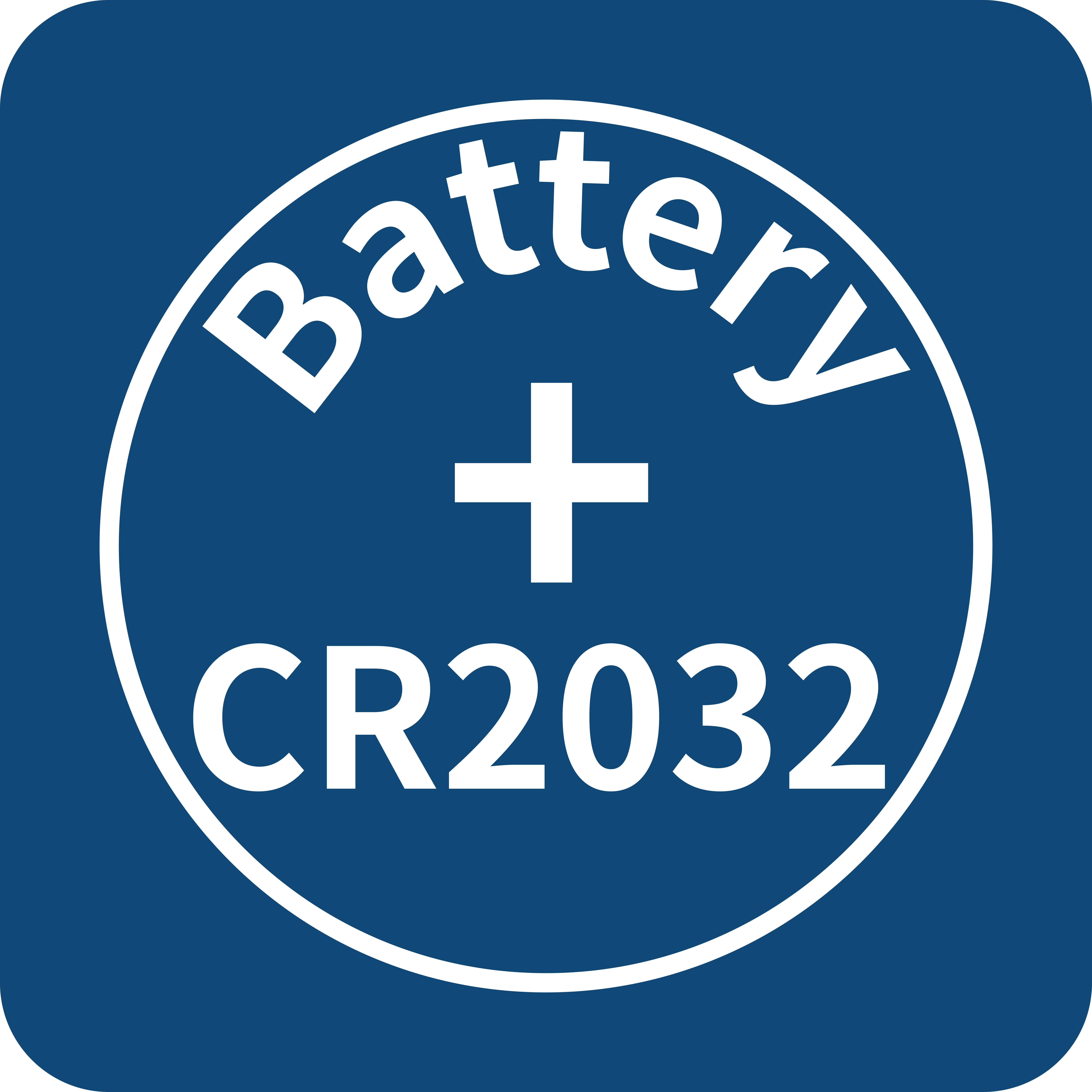 Batterij CR2032
