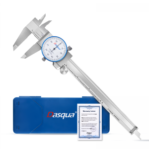 Dasqua 1331-2115-A Duplex Concussus Probatur Dial Caliper Pro Monoblock High Precision with 0-150mm Range, Accuracy of ± 0.015mm
