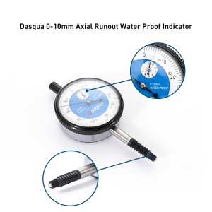 Dasqua 5121-1106 Indicator rezistent la apă IP54/IP67 cu gradare de 0,01 mm/0,001 mm
