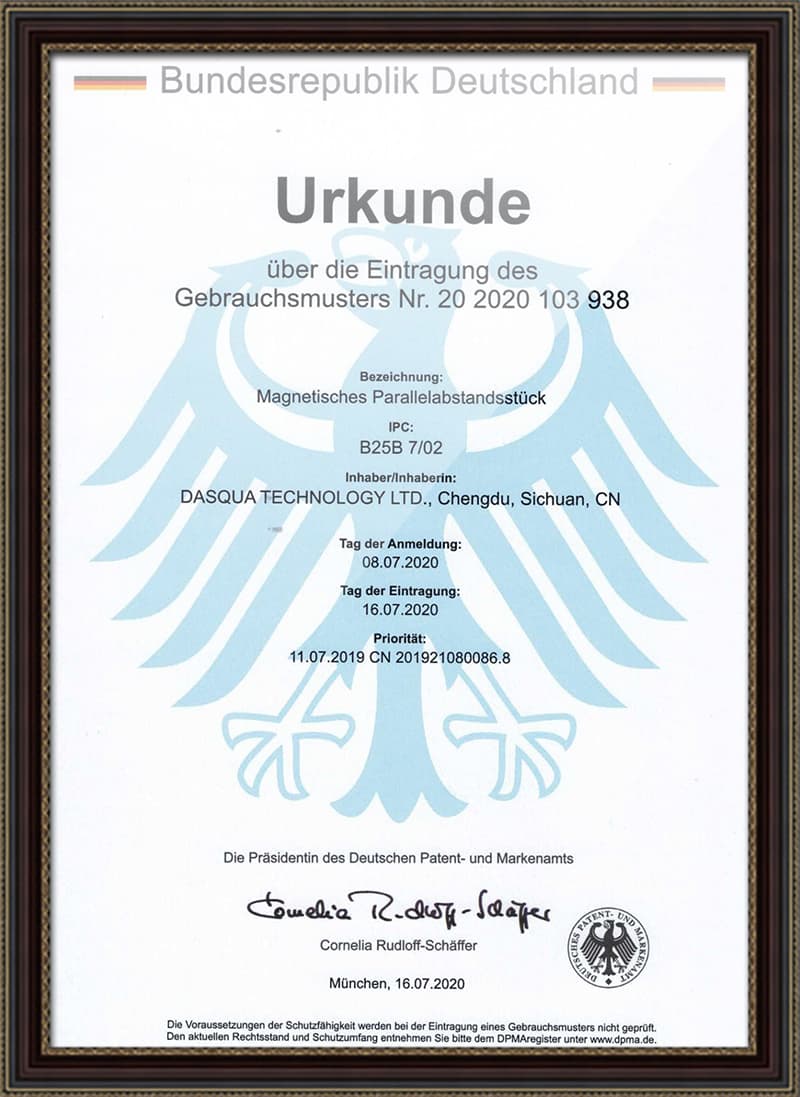  German certificate