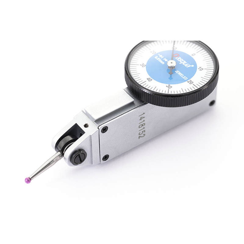 DASQUA Высокоточный прочный атласный хромированный циферблатный индикатор с противоударным механизмом