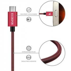 Micro Cable Fast Data Charger Cable para sa Samsung