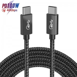 Najlonski pleteni USB4 40Gbps 100W 8K 60Hz kabel
