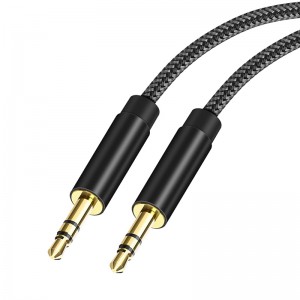 Nylon Super Strong Braided 3.5mm Male to Male Aux Cable