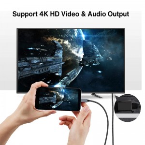 100W USB C ho ea ho Cable C, USB C 3.2 Gen 2×2 Cable e nang le PD Fast Charge le 4K Video Output