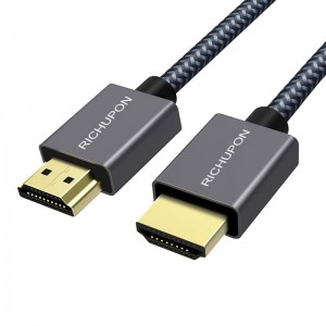 4K HDMI Cable, Xawaaraha Sare 18Gbps HDMI 2.0 Cable