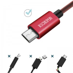 Micro Cable Fast Data Ṣaja USB fun Samsung