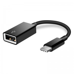 USB C ਤੋਂ USB 2.0 ਅਡਾਪਟਰ, ਟਾਈਪ-C OTG ਕੇਬਲ, ਟਾਈਪ C ਮਰਦ ਤੋਂ USB A ਔਰਤ ਅਡਾਪਟਰ/ਕੇਬਲ