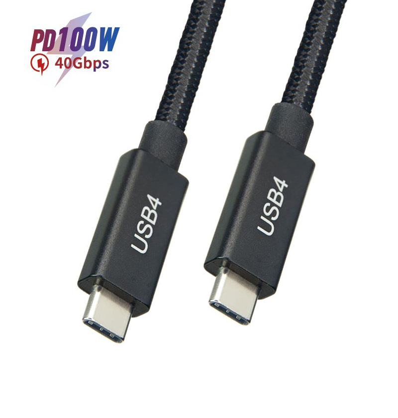 Najlonski pleteni USB4 40Gbps 100W 8K 60Hz kabel Istaknuta slika