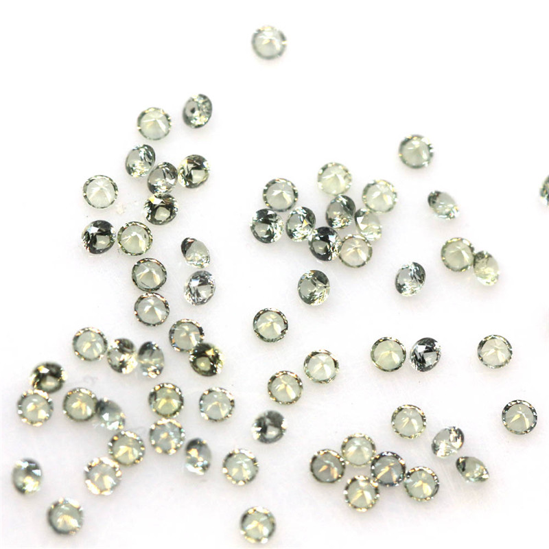 Natural Green Sapphire Loose Gems Crystal Clean Round 0.8mm Featured Image