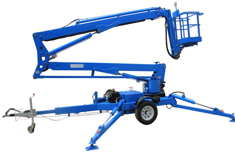 High performance strong structure Towable Boom Lift