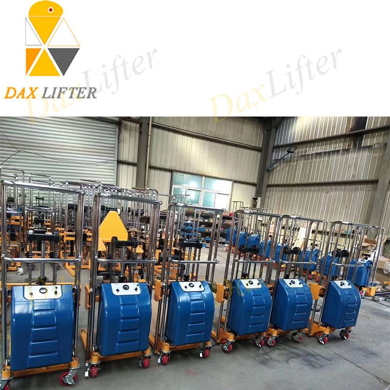 Elektresch Stacker Warehouse Handle Equipment Daxlifter