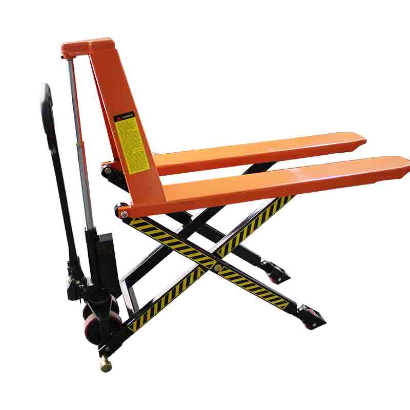 China Daxlifter Manual Lifting and Moving Lift Table Pallet Trolley