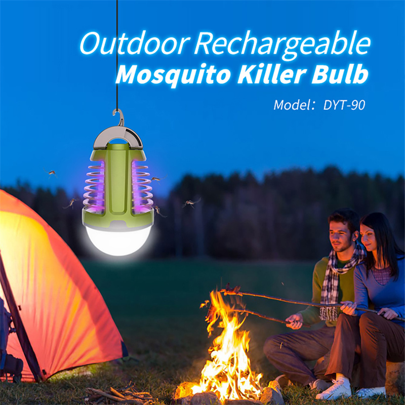Δίπλωμα ευρεσιτεχνίας DYT-90 USB Επαναφορτιζόμενο Bug Zapper Εντόμων Killer Bulb Pest Control Ηλεκτρονικός λαμπτήρας κουνουπιών