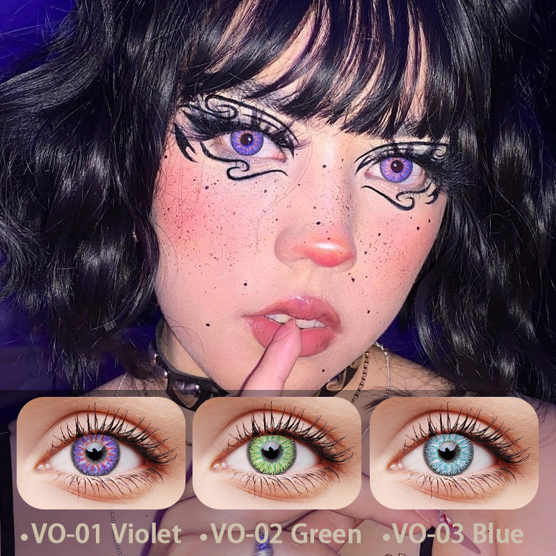 DBeyes 2022 Custom Eye Cosplay סיטונאי קוסמטיקה ליל כל הקדושים אנימה עדשות מגע עיניים עדשות מגע צבעוניות