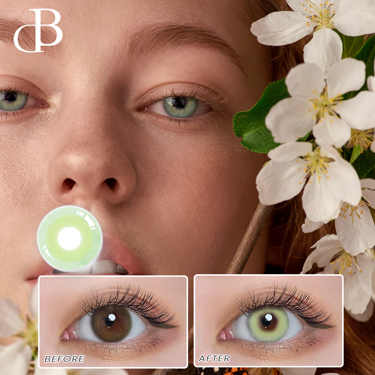 12 renkli güzellik göz kontakt lensleri yeni görünümü kabul ediyor mükemmel kalitede kontakt lens