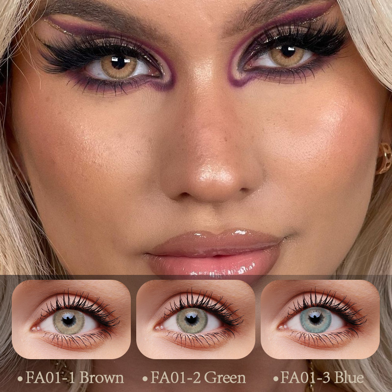 Optički kontakti Veleprodaja 14.2MM Godišnje prirodne kozmetičke kontaktne leće Kontaktna sočiva u boji