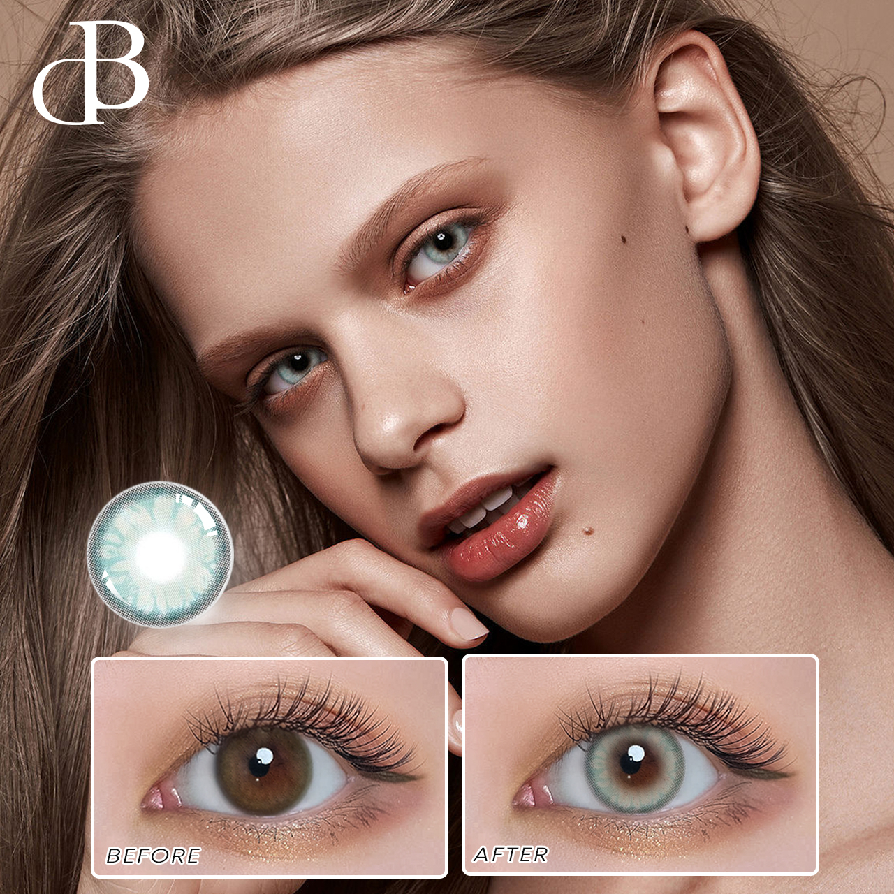 Büyük Gözler Kontakt Lensler Cosplay Renkli Kontaklar Yıllık Kozmetik Kontakt Lensler Çılgın