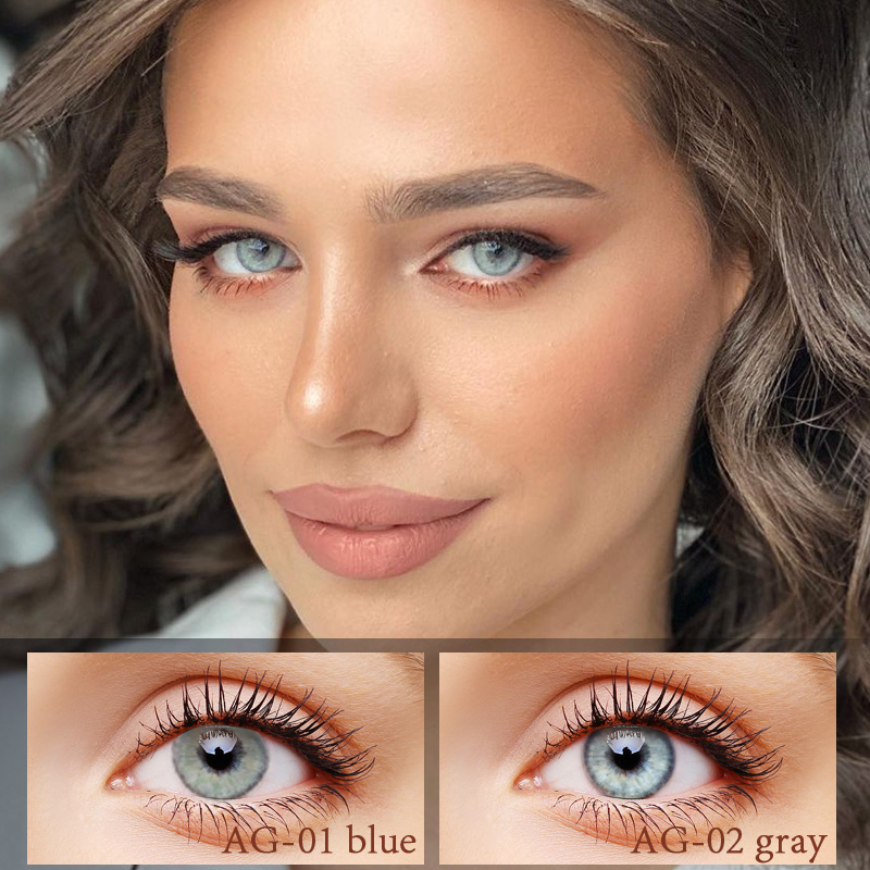 DBeyes kontaktne leće u boji Veleprodaja Prilagodite godišnje kozmetičke sive kontaktne leće meke boje