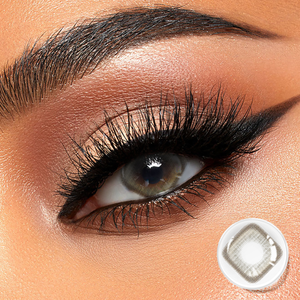 DBeyes квадратной формы коричневые цветные контактные линзы оптом oem контактные линзы косплей цветные контактные линзы