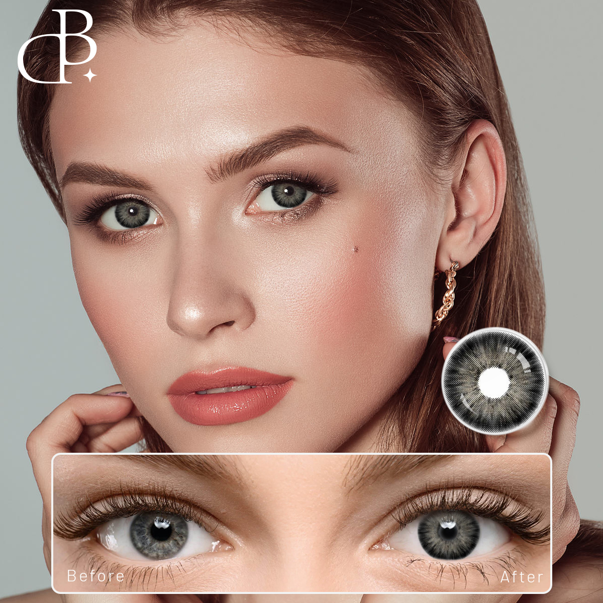 DBeyes Didmeninė kaina Lęšiai juodi Madingi kosmetikos spalvoti akių kontaktiniai lęšiai Populiarus