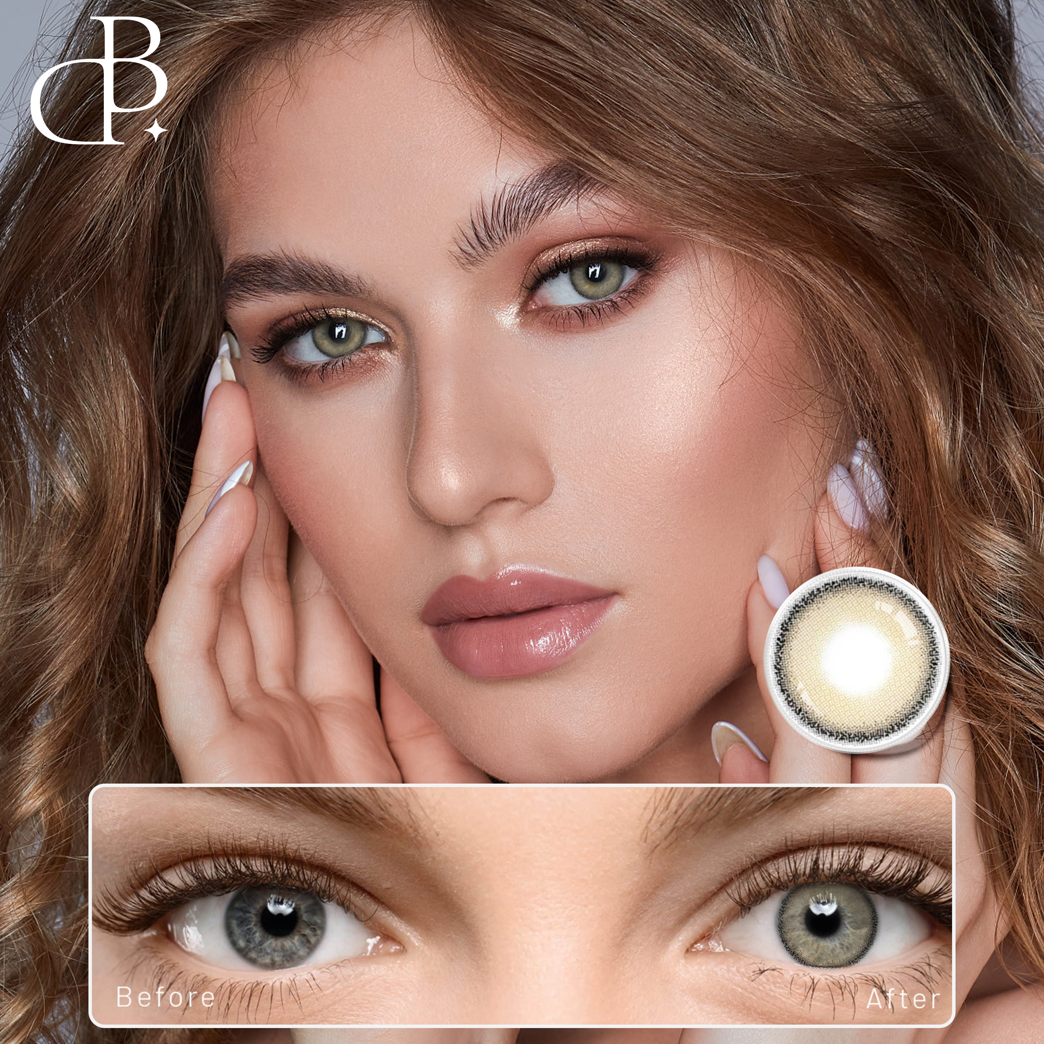 DBeyes veleprodaja kontaktnih leća u boji s prilagođenim logotipom Lentes za oči u boji na recept