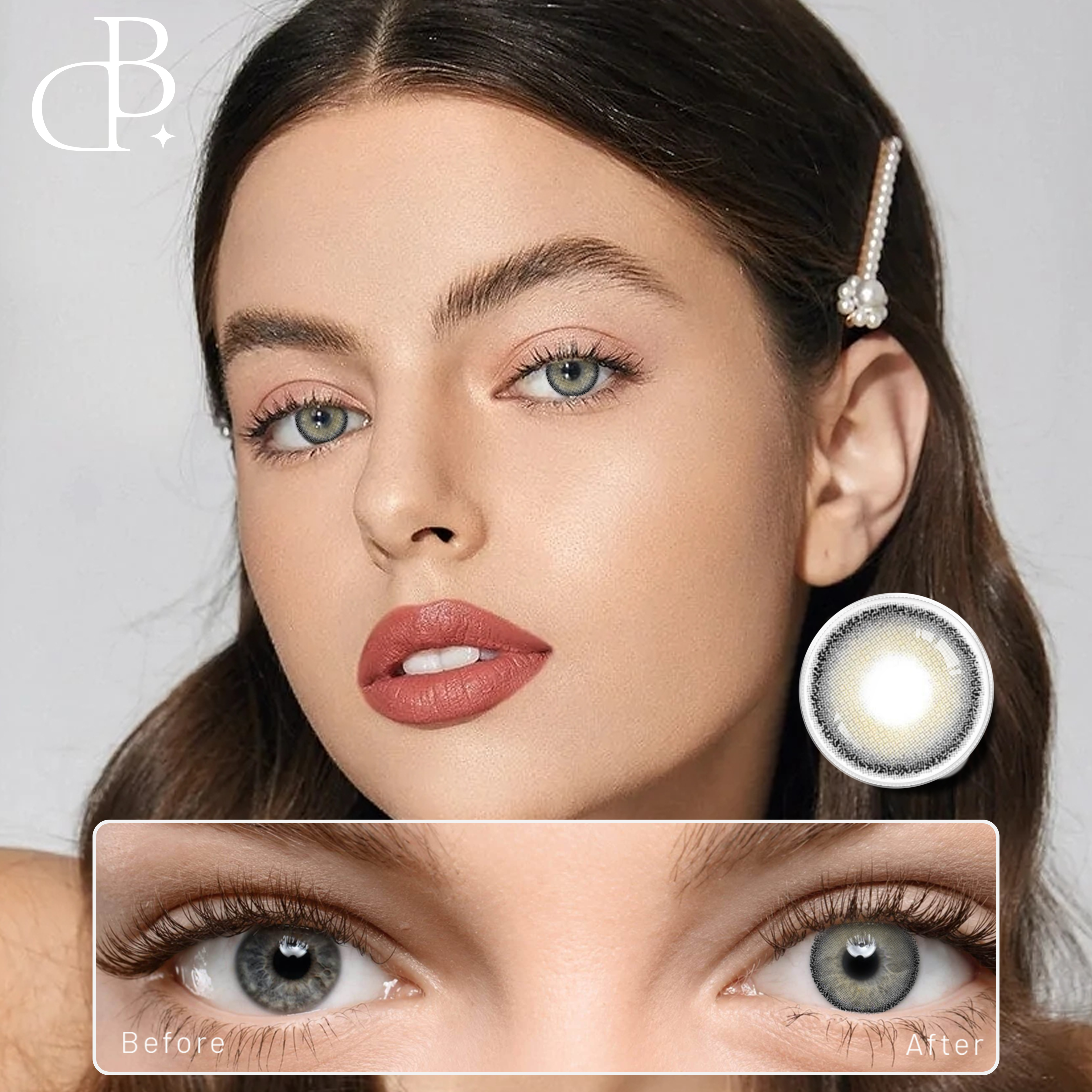 Veleprodaja jednokratnih kontaktnih leća u boji Godišnje kontaktne leće u boji Prilagođeni logotip i pakovanje