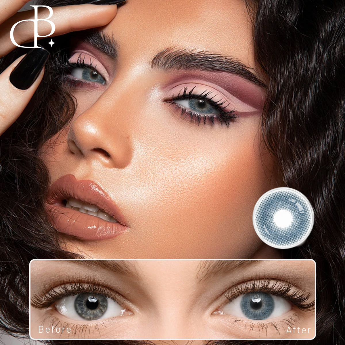 Dbeyes 2023 lentes Ny stil Naturlige øyne Farget linse Kosmetiske øyne Linsefarge Kontaktlinser