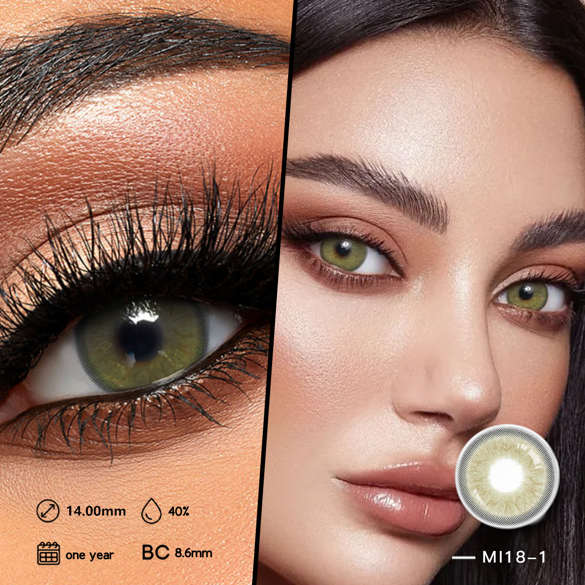 Dbeyes 3 tonų metiniai kontaktiniai lęšiai naujo stiliaus didmeninė prekyba spalvotais akių kontaktiniais lęšiais