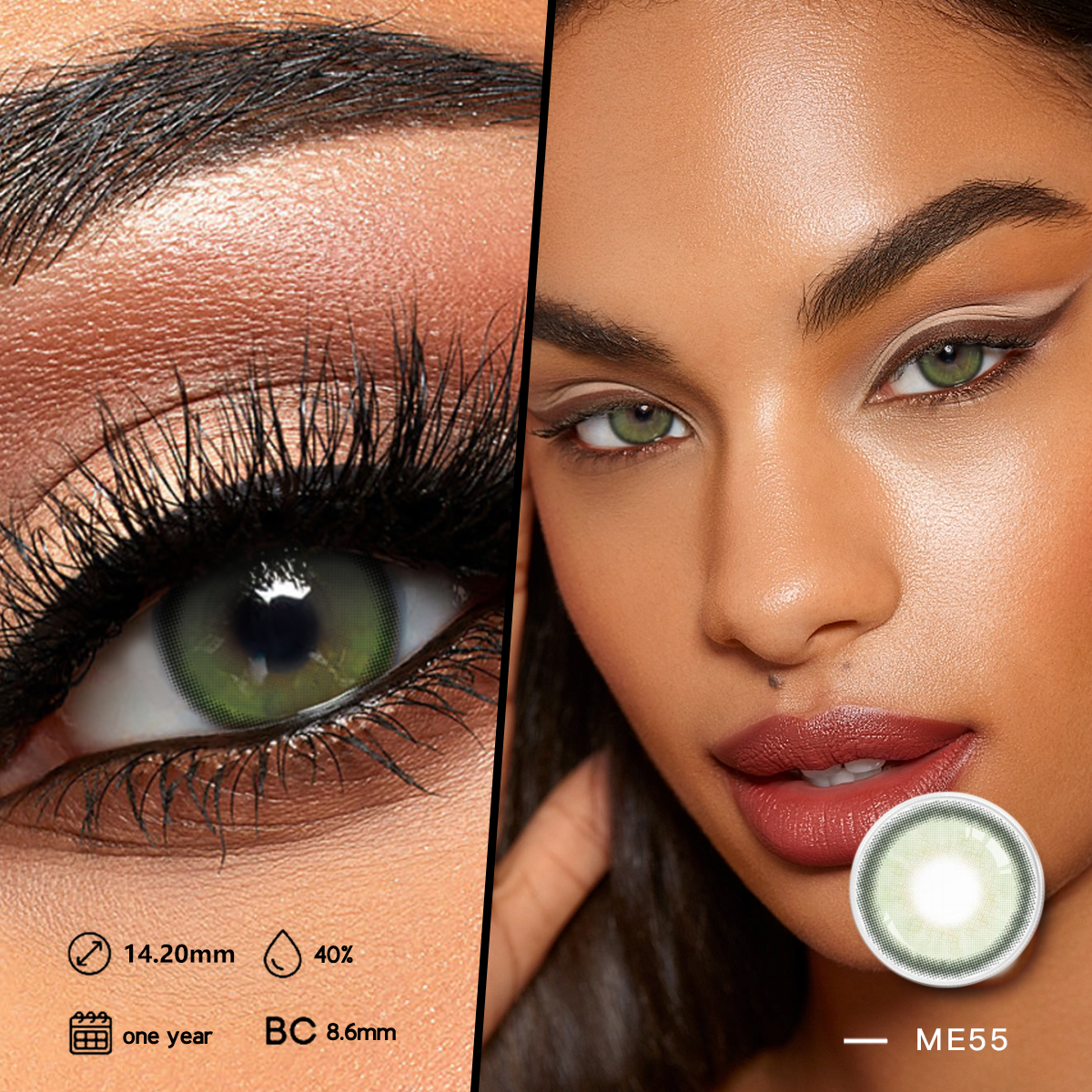 2023 lentes de contacto novo estilo ollos naturais lentes de cores lentes de contacto de ollos cosméticos de cor