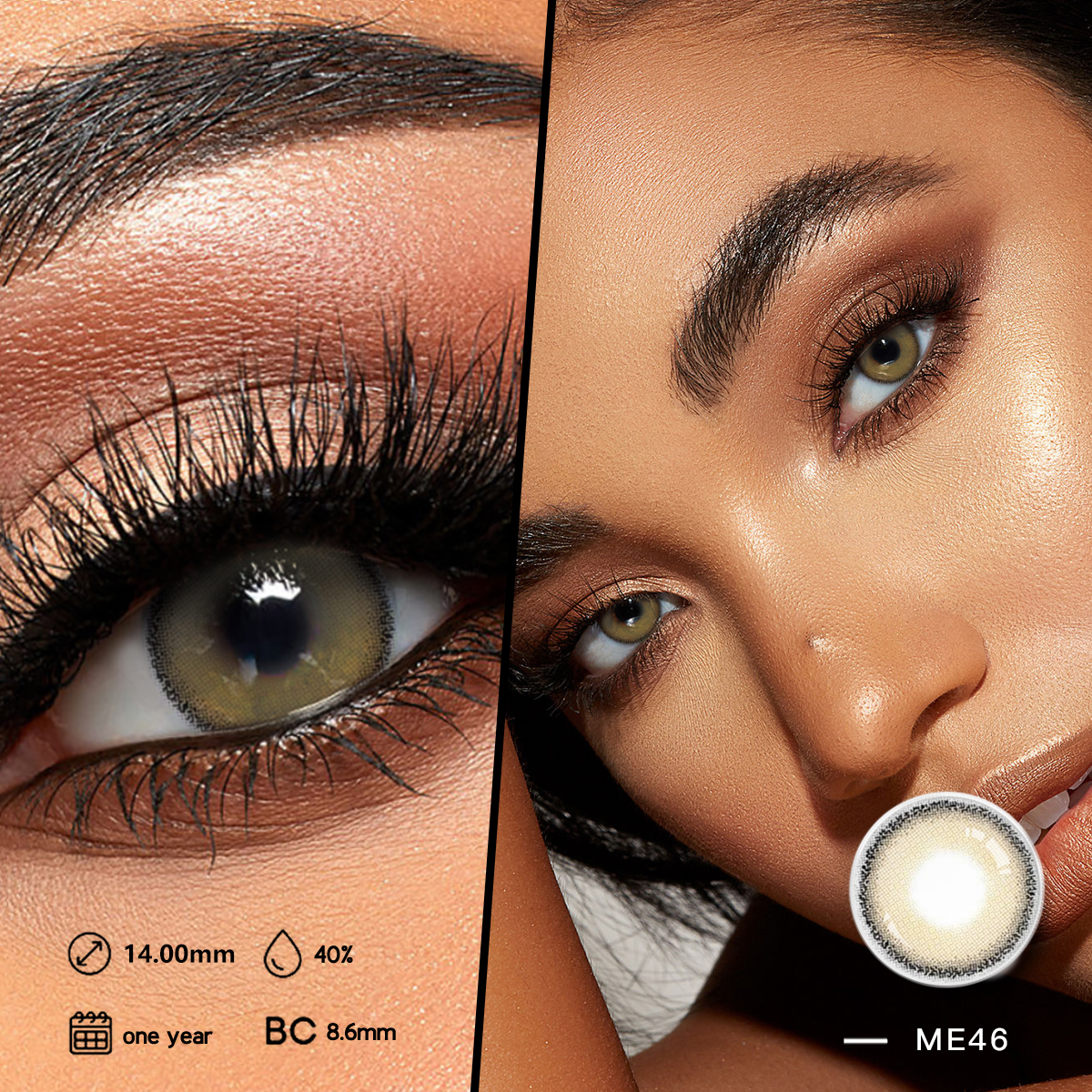 DBeyes didmeninė prekyba spalvoti kontaktiniai lęšiai su receptiniais spalvotais akių Lentes logotipu