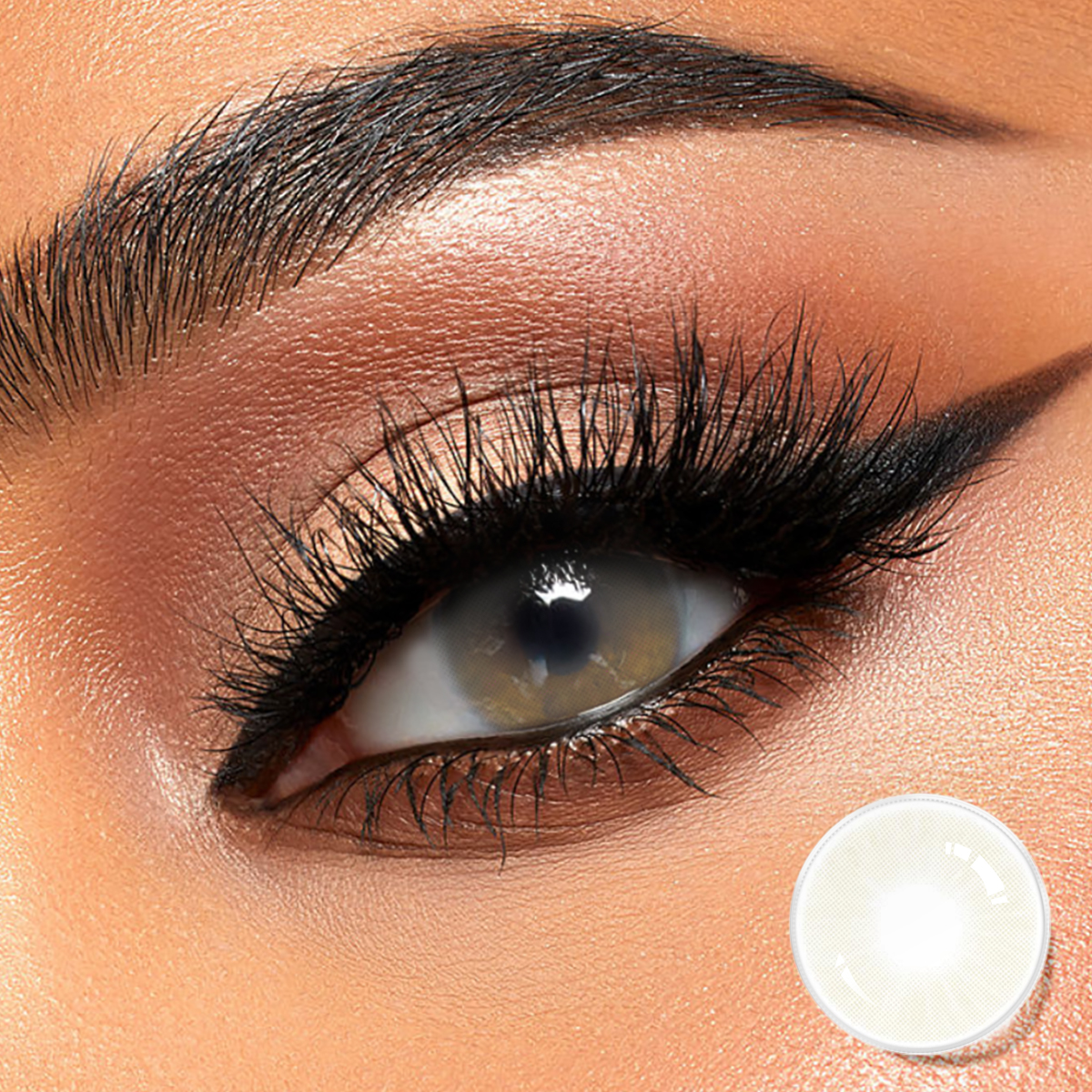 kontakt lensler Doğal gri toptan bella tarzı kontakt lensler göz lensleri oem gücü olabilir