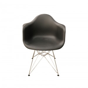 modern Plastic dining chair with steel legs from China factory 771CM