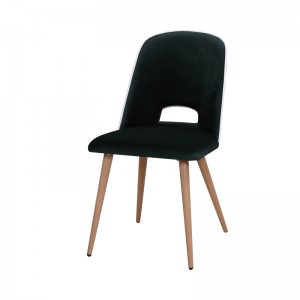 modern dining chair with metal legs made by chair factory 887CH