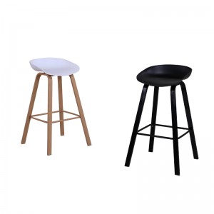 modern Bar stool or bar chair with PP seat and steel frame BS039