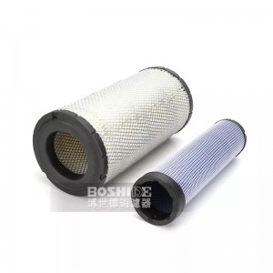 Gravemaskin filter luftfilter bruk for gravemaskin SY135 XE80 E312B SK120 131-8902 P828889 AF2535 god kvalitet A-131A