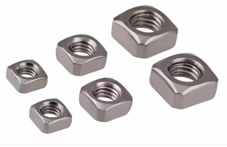DIN557 Stainless Steel 304 SS316 A2 A4 Square Nuts
