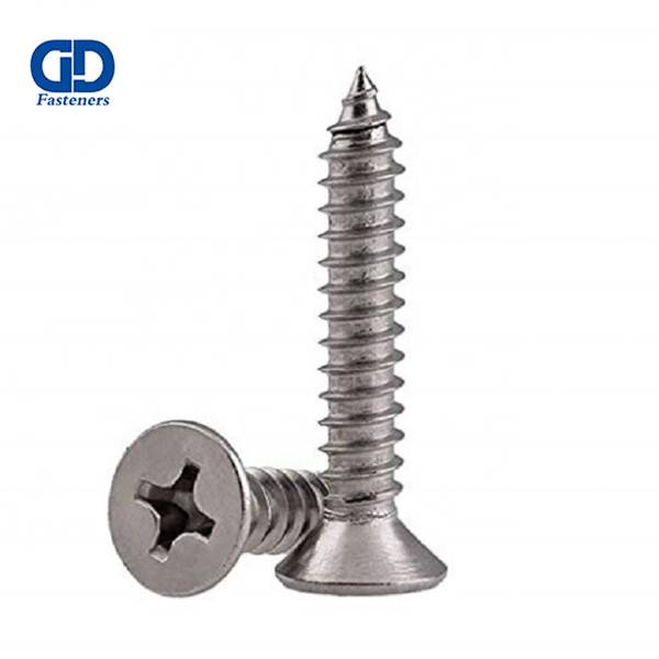 Stainless Steel 410 CSK Kepala Self-tapping Screw