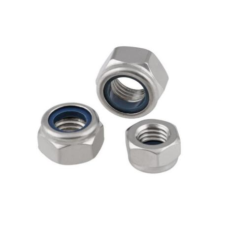 DIN982 Stainless Steel Nylon Insert Hex Thicken Lock Nut