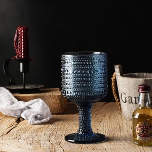 Кольоровий скляний посуд для шампанського, кубок для вина, кришталевий стакан