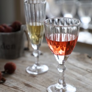 Kupë për pije dasme me gotë verë transparente me shitje të nxehtë