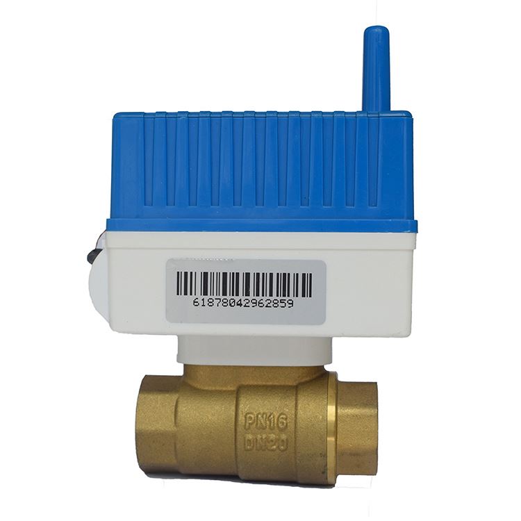 Time on off thermal energy metering ball valve