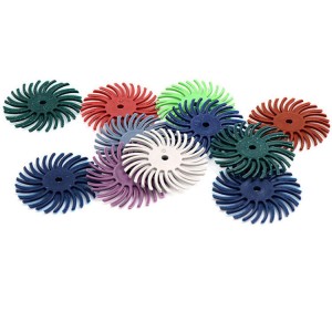 Fast delivery  jewelry tool 1Inch Radial Bristle Disc Abrasive Brush Polishing Wheel