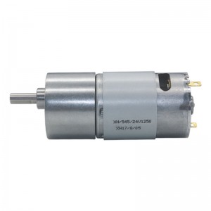 BGM37D555 ከፍተኛ አፈጻጸም ዲሲ ብሩሽ ሞተር ከ Offset Spur gearbox ጋር