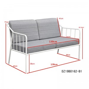 Modern 4-Seater Lounge Sofa Set with Cushions for Outdoor or Indoor Living