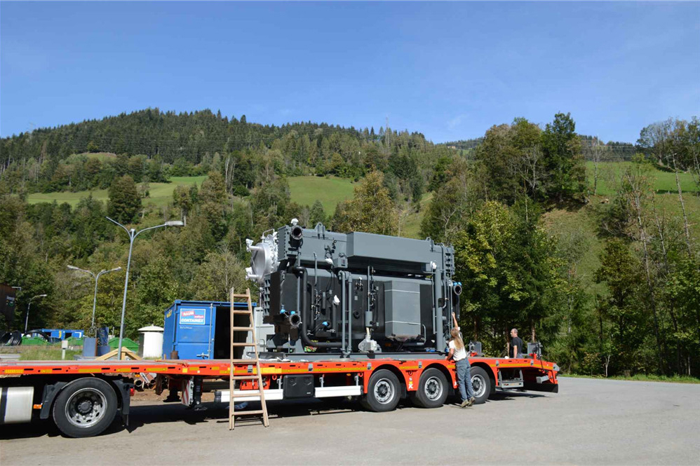 Wagrein verwarmingsinstallatie, Oostenrijk 2400 kW warmwaterabsorptiewarmtepomp