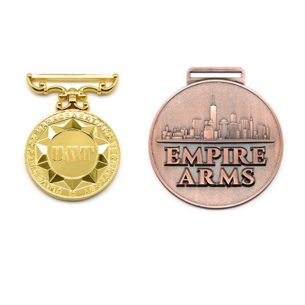 Factory Price Zinc Alloy Metal Award Marathon Running Military Sport Medal Custom Metal Medals